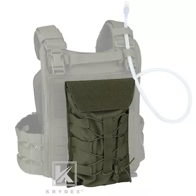 KRYDEX Hydration Carrier Modular Pack Outdoor MOLLE BACK For Tactical Vest Green • $24.95