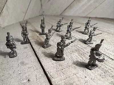 VINTAGE METAL FIGURINES Miniatures Soldiers Lot Of 10. Custom Cast • $16