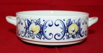 Villeroy And Boch Porcelain Cadiz 1 Soup Bowl Double Handle Vintage AS-IS (B) • $34.49