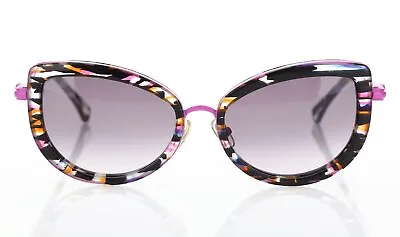 WILDFOX Women's Colorful Chaton Acetate/Metal Pink Tortoise Cat Eye Sunglasses • $63.20