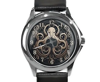 Octopus Watch Unique Watches For Women Or Men Animal Wristwatch Gift For Spouse • £28.92