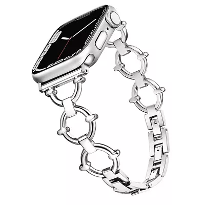 Steel IWatch Band Bracelet For Apple Watch Ultra Series 8/7/6/SE/5-1 Metal Strap • $9.99