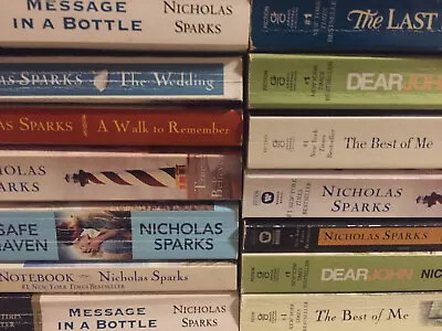 Nicholas Sparks Build Your Own Paperback/Hardcover Lot. You Choose The Books! • $3