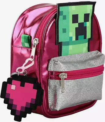 Minecraft Mini Backpack Girls School Bag 6 Inch By 6 Inch NEW • $10