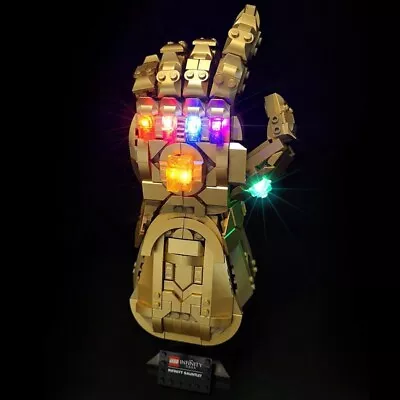 5V LED Light For 76191 Marvel Infinity Gauntlet Decorative Lamp With Battery Box • $20.89