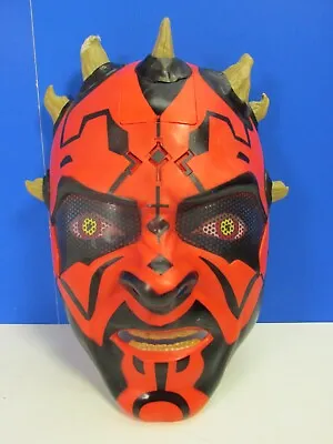 Star Wars DARTH MAUL MASK HASBRO Adult Kids SITH Sounds Talking Electronic • £18.93