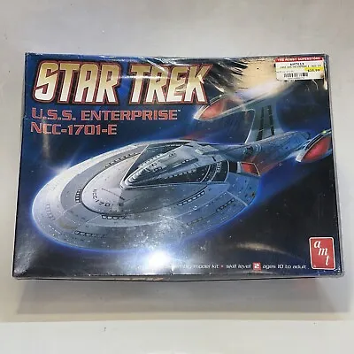 $58.64 • Buy Star Trek Enterprise NCC 1701-E AMT 1:1400 Model Kit Vintage 2008 New