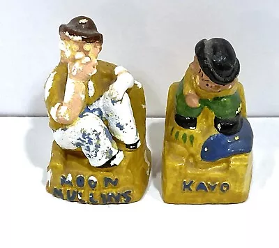 1940s MOON MULLINS & KAYO SALT & PEPPER COMIC CHARACTER COMPOSITION FIGURES HS • $9.99