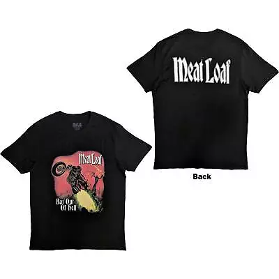 Meat Loaf Unisex T-Shirt: Bat Out Of Hell Cover (Back Print) OFFICIAL NEW  • £21.20