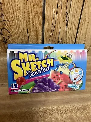 Mr. Sketch Scented Markers Chisel Tip Assorted Colors 12 Pack New • $13.95