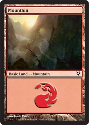 Basic Lands 10 MTG Mountain (239) NM-Mint English Avacyn Restored • $3.75