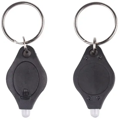 £5.58 • Buy 10pcs Mini Bright LED Micro Light Keychain Squeeze Light Key Ring Black Tool