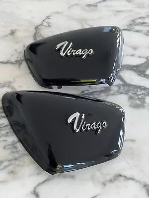 OEM Yamaha Virago 1989-1994 Yamaha Virago 1100 XV100 Side Panel Cover Black PAIR • $149.99