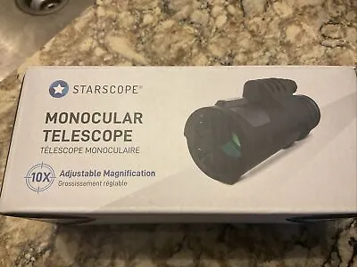 STARSCOPE Monocular Telescope G3 - Long-Range Scope 10x42 High Powered New • $21