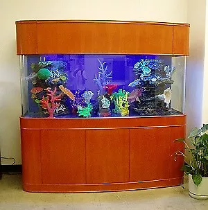 MONSTER TANK! WARRANTY INCLUDED 380 Gallon GLASS Bow Front Aquarium Fish Tank • $17150