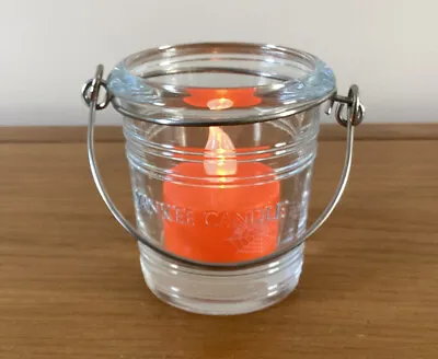 Yankee Candle Bucket Design Votive Or Tea Light Holder In Great Condition • £3.99