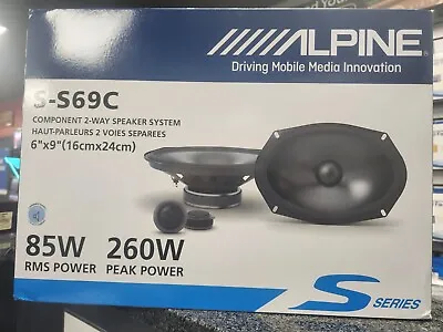 Alpine S-S69C 6 X 9 Inch Component Speaker System • $115