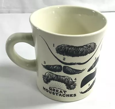 Great Mustaches Unemployed Philosophers Guild Brooklyn 2013 Coffee Cup Mug • $6.98