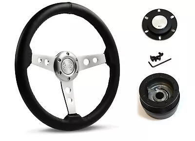 SAAS Steering Wheel SW616OSP-R & Boss For Mazda RX2 RX3 RX4 RX5 1970-1985 • $221