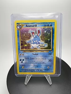 Pokémon TCG Azumarill Neo Genesis 2/111 Holo Unlimited Holo Rare • $15