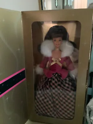 $10.99 • Buy 1995 Avon Exclusive Barbie Dolls Winter Rhapsody & Winter Velvet NRFB Lot Of 2