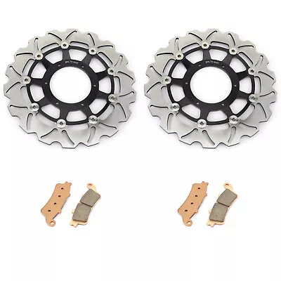 2 Front Brake Rotors Pads For Honda VTX1800S 02-07 VTX1800F 05-11 VTX1800C 02-08 • $159.89