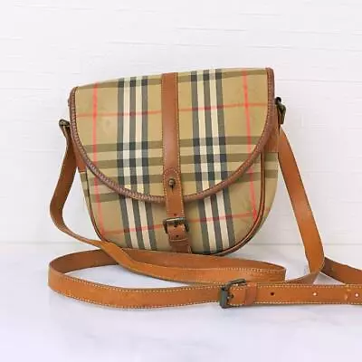 Burberry Shoulder Bag Vintage Messenger Bag Crossbody Nova Check • $186