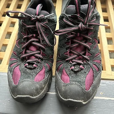 Merrell Vibram Women's  Waterproof Hiking Shoes Huckleberry Size 8 Used • $16.99
