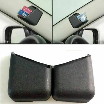 2Pcs Black Car Phone Organizer Storage Bag Box Holder Auto Interior Accessories • $9.43