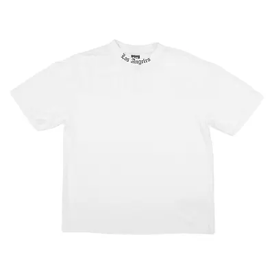 BLACK SQUAD Los Angeles Oversized Mens T-Shirt White XS • £7.99