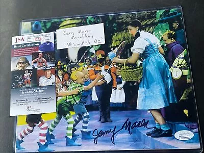Jerry Maren Autographed 8x10 Photo WIZARD OF OZ MUNCHKIN JSA RARE • $29.99