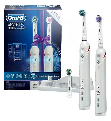 $179.99 • Buy Oral-B Smart 5 5000 Electric Toothbrush With White Dual Handle