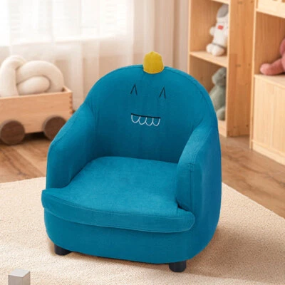 Baby Kids Sofa Armchair Reading Play Children Chair Seat Single Sofa Soft Linen • £45.95