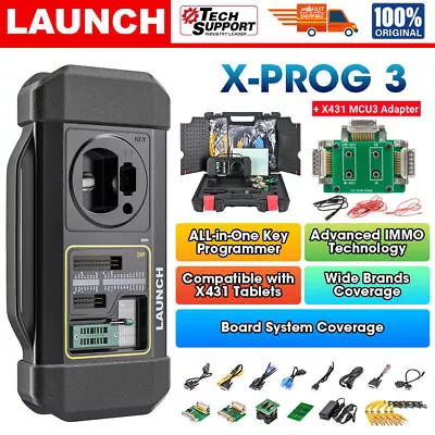 Launch GIII X431 Immobilizer Prog-rammer X-PROG 3 With MCU3 Adapter For Mercedes • $95