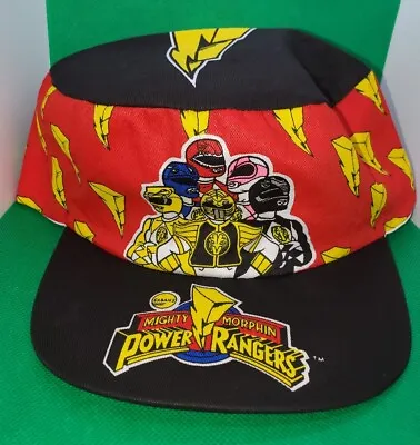 Vintage (1995) Mighty Morphin Power Rangers Collectible Red/Black Hat NWT SABAN • $14.95
