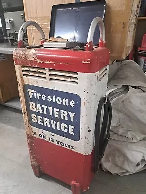 Vintage Automotive  Firestone Battery Care Battery Charger Model 50-6-47 • $245