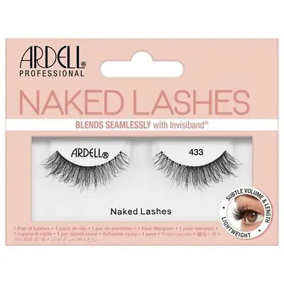 £6.49 • Buy Ardell Naked Lashes - 433 - Lightweight False Eyelashes With Invisiband
