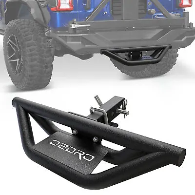 OEDRO For 2  Trailer Hitch Receiver Rear Bumper Guard Towing Hitch Step Bar 1x • $75.89