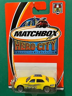 Matchbox 2002 Hero City Taxi Cab 1/64 Diecast Mint On Card BX21 • $5.85