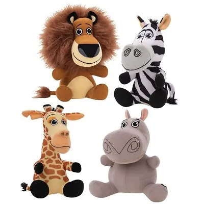 Set Of 4 Madagascar Plush Toys 7 Inch Each . Official. New With Tags • $39.99