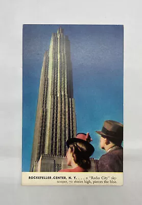 New York City NY Radio City Music Hall Stage Rockefeller Center Vintage Postcard • $5