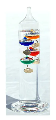 18cm Tall Free Standing Galileo Thermometer • £11.30