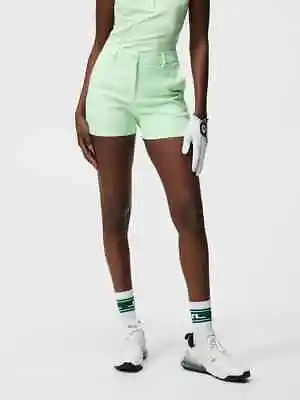 J Lindeberg Women's Gwen Golf Print Short GWPA07812 M037 Green 27  NEW NWT • $49.99