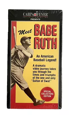 Meet Babe Ruth: An American Baseball Legend! VHS New Sealed • $6.99
