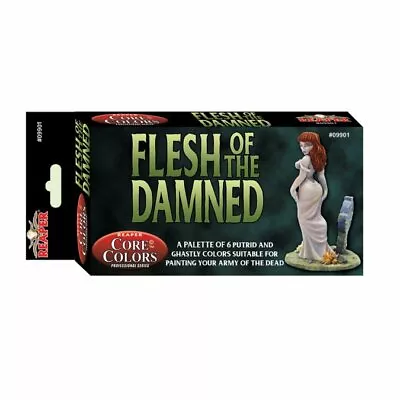 Reaper Miniatures Flesh Of The Damned Fast Palette Set Of 6 Master Series Paints • $21.99