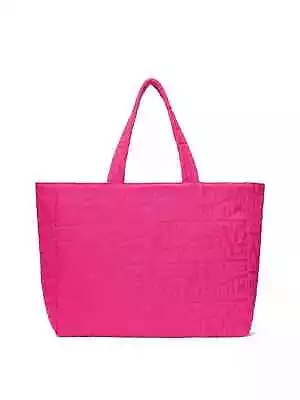 Victoria's Secret Pink Fuchsia Terry Tote Bag New Sealed • $19.99