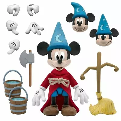 Super 7 Disney Ultimates Fantasia Sorceror's Apprentice Mickey Mouse In Stock!! • $42.99