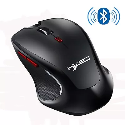 Ergonomic Wireless Bluetooth Mouse Optical Mice 2400DPI For PC Laptop Windows OS • $13.99