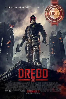 $19.95 • Buy Dredd 3d 2012 Original Official Cinema Movie Film Print Premium Poster