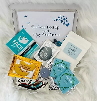 Personalised Spa Self Care Pamper Hamper Gift Box Care Package For Her • £11.99